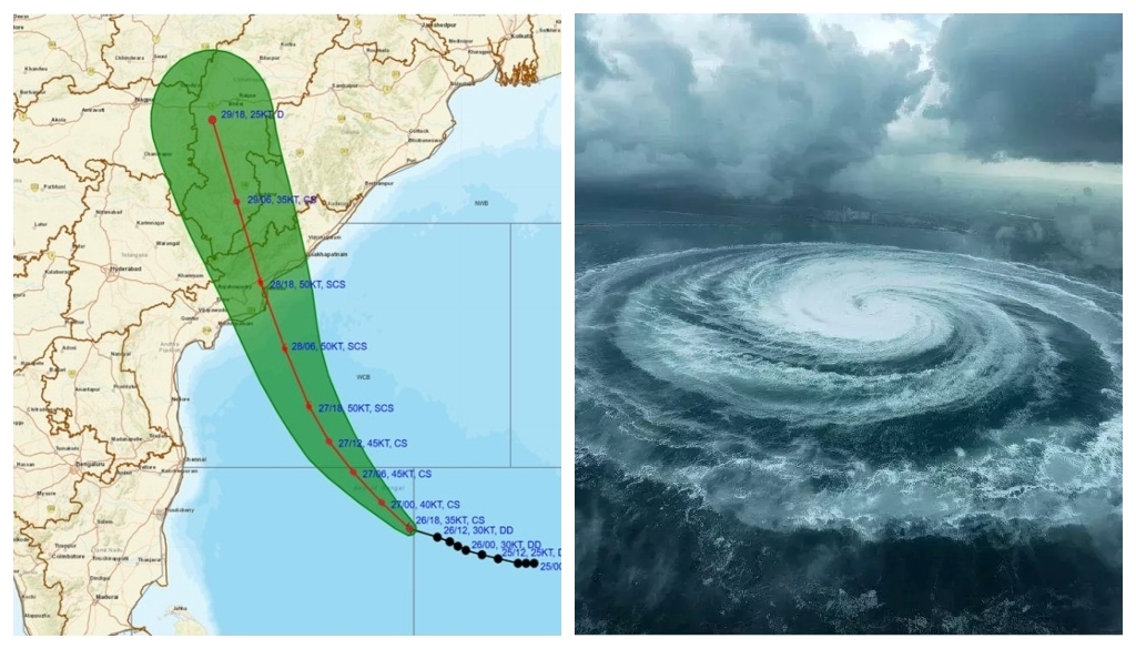ଗୋପାଳପୁର ଠାରୁ ୫୨୦ କିମି.ଦୂରରେ ବାତ୍ୟା ମନ୍ଥା