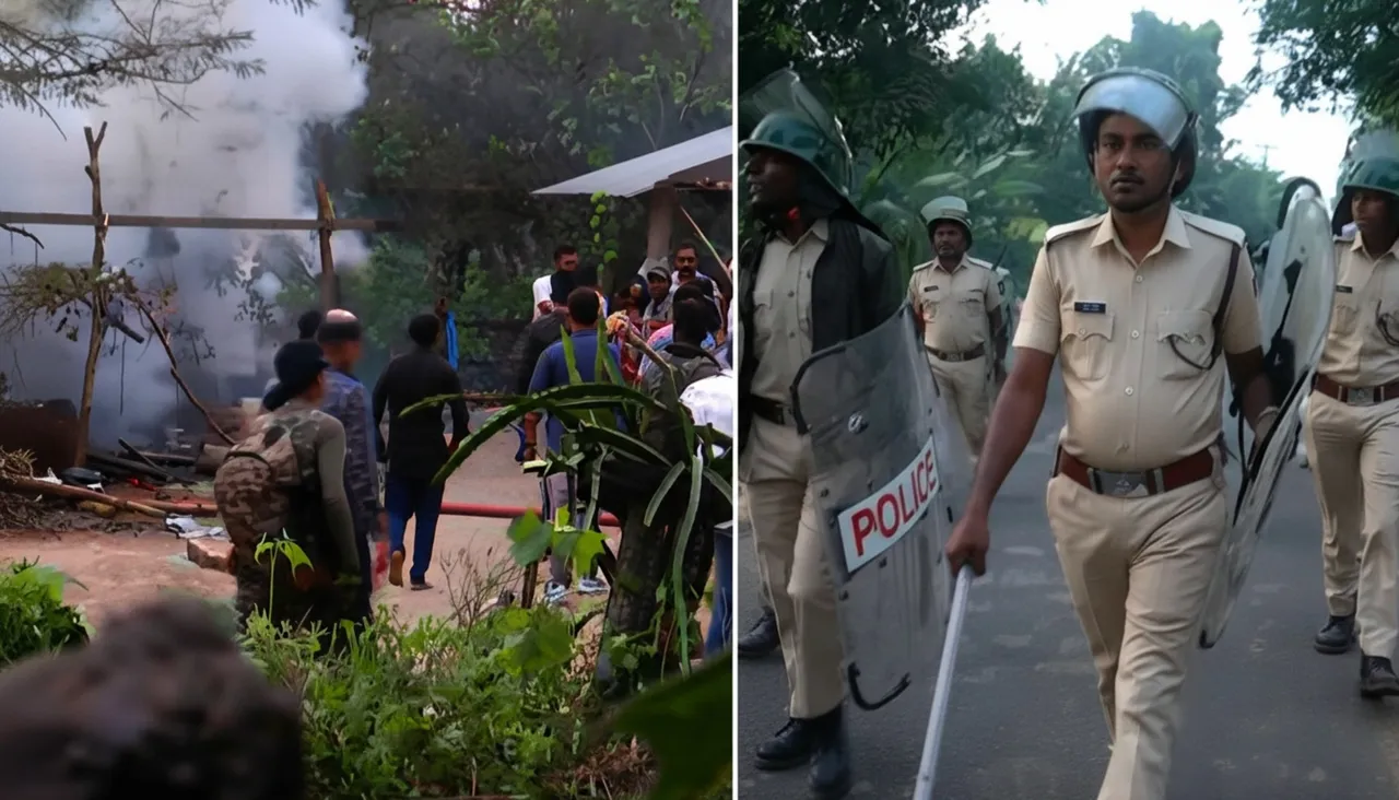 ୨ ଗାଁ ମଧ୍ୟରେ ଉତ୍ତେଜନା, ବିଏନଏସ -୧୬୩ ଧାରା ଜାରି 