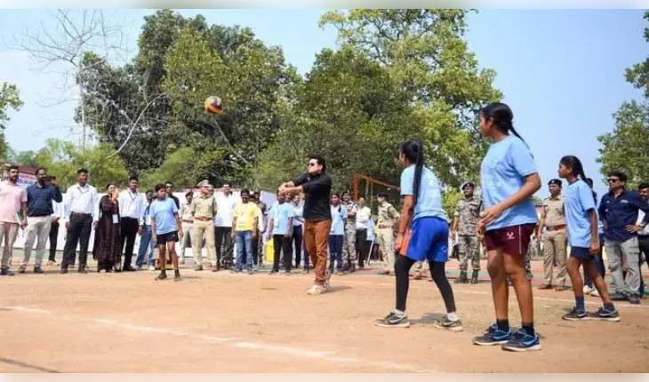 Sachin Tendulkar in Dantewada