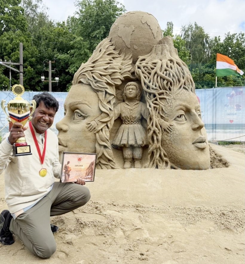 ବିଶିଷ୍ଟ ବାଲୁକା ଶିଳ୍ପୀ ସୁଦର୍ଶନ ପଟ୍ଟନାୟକ ସମ୍ମାନଜନକ ରୁଷିଆନ ଗ୍ରାଣ୍ଡ ସ୍ୟାଣ୍ଡ ମାଷ୍ଟର କପ-୨୦୨୬ ବିଜେତା