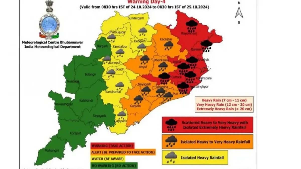 ସୃଷ୍ଟି ହେଲା ଲଘୁଚାପ, ୨ ଜିଲ୍ଲାକୁ ରେଡ ୱାର୍ଣ୍ଣିଂ