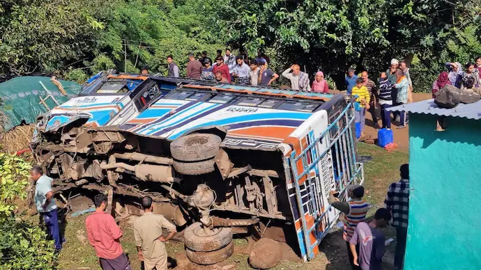 ଜମ୍ମୁ-କାଶ୍ମୀରର ଉଧମପୁରରେ ବସ୍ ଦୁର୍ଘଟଣା: ୨ ମୃତ, ୧୫ ଆହତ