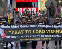 ନ୍ୟୁୟର୍କ ଟାଇମ୍ସ ସ୍କୋୟାରରେ ଗୱାଇଙ୍କ ବିରୋଧରେ ବିକ୍ଷୋଭ ପ୍ରଦର୍ଶନ