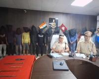 ଯାଜପୁର ପୋଲିସ ହାତରେ ଧରାପଡ଼ିଲେ ୧୪ କୁଖ୍ୟାତ ଡକାୟତ 