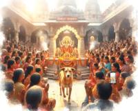 କୁକୁର ପୂଜା ପାଇଁ ଲକ୍ଷାଧୀକ ଭିଡ !