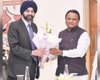 ମୁଖ୍ୟମନ୍ତ୍ରୀଙ୍କୁ ଭେଟିଲେ ବିଶ୍ୱ ବ୍ୟାଙ୍କ ଅଧ୍ୟକ୍ଷ 