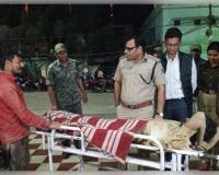 ସ୍ବେରେଜ କାମ ଚାଲୁଥିବା ବେଳେ ଧସିଲା ମାଟି,ଅଳ୍ପକେ ବର୍ତ୍ତିଲେ ୨ ଶ୍ରମିକ 