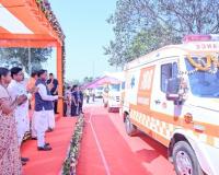 ୨୫୦ ଟି ଆମ୍ବୁଲାନ୍ସ ସେବାର ଲୋକାର୍ପଣ କଲେ ମୁଖ୍ୟମନ୍ତ୍ରୀ 