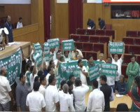 ବିଧାନସଭାରେ ରୋଚକ ଦୃଶ୍ୟ,ଧାନ ମୁଣ୍ଡାଇ ଗୃହରେ ପ୍ରବେଶ କଲେ ସଦସ୍ୟ 