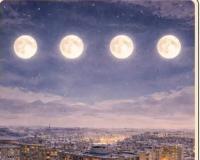 ଏକାଠି ଦେଖାଗଲେ ୪ ଚନ୍ଦ୍ର !