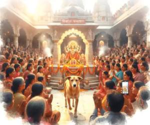 କୁକୁର ପୂଜା ପାଇଁ ଲକ୍ଷାଧୀକ ଭିଡ !