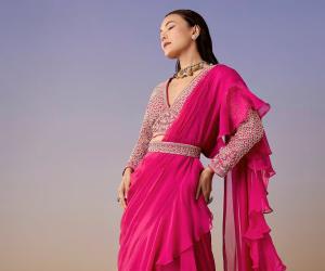 ପ୍ରି-ଡ୍ରାପ୍‌ଡ ଶାଢ଼ୀ